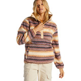 Buzo Billabong Mujer Teddy Switchback Pullover - Wetting Day