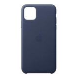 Funda Oficial Para iPhone 11 Pro Max Cuero, Azul