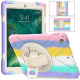 Funda Giratoria 360° Rosa Para iPad 9.7  5ta/6ta Gen Air2