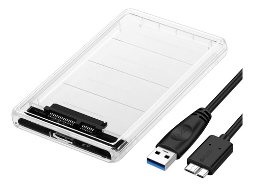 Caja Externa Disco Duro Externo 2.5 Usb 3.0 Transparente