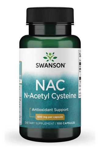 Swanson - N-acetyl Cysteine (nac) 600mg 100 Capsulas