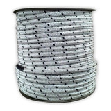 Soga Trenzada Polipropileno Vivos Negros Rollo 16mm X 100mts