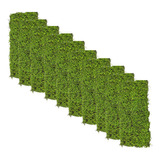 10x Placas P/ Jardim Vertical Grama Artificial Verde 40x90