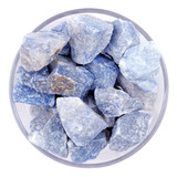 Quartzo Azul Pedra Cristal Natural Bruta 100g Positividade