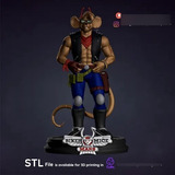 Archivo Stl Impresión 3d - Biker Mice From Mars - Throttle S