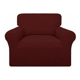 Funda De Sofa Easy-going Color Vino Doble Impermeable Suave