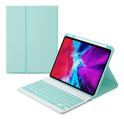 Capa Case Com Teclado E Suporte Pencil Para iPad Pro 11 2021