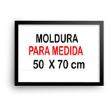 Moldura 50x70 Cm Para Quebra Cabeça 1000 Peças Com Acetato