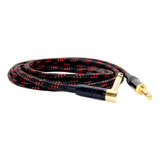 Cable Guitarra Electrica Bajo Plug De Lujo Textil 15 Mts 