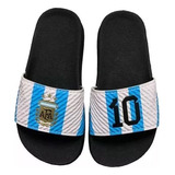 Chinelas Deportivas Slide Campeones Del Mundo Afa Argentina