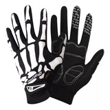 Guantes De Ciclismo Con Forma De Calavera De Dedo Completo A