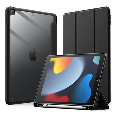 Funda Smart Para iPad 9.7 6ta Generación 2018 (a1893 A1954)\u002F iPad 9.7 5ta Generación 2017 (a1822 A1823)\u002FiPad Air 2 (a1566 A1567)\u002FiPad Air (a1474 A1475 A1476) Negro Slim | MercadoLibre