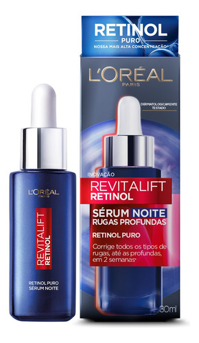 Sérum Antirrugas Revitalift Retinol Noite 30ml L'oréal Paris