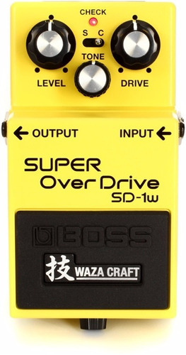 Boss Sd-1w Pedal Super Overdrive De Efectos De Sonido