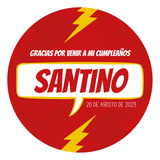 Sticker Souvenir Personalizado Flash Pack 25 Unidades