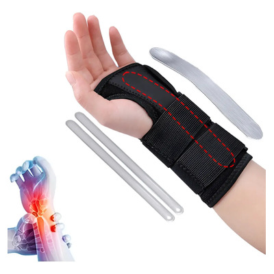 Muñequera Ortopédica Ajustable Para Túnel Carpiano Gxroplj Color Negro Talla Mano Derecha | MercadoLibre