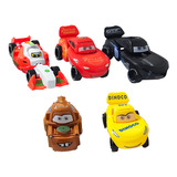 Rayo Mcqueen Carro Cars Juguete Niños Coleccion X 5 Unidades