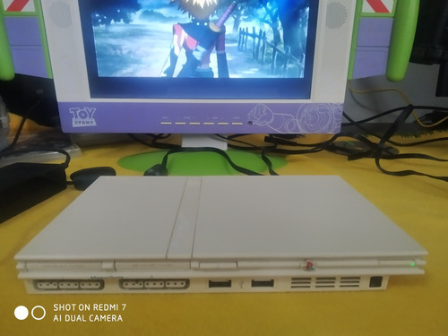 Playstation 2 Slim Branco Matrix.