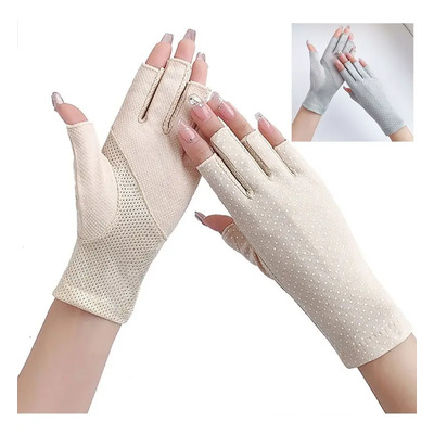 2 Pares Guantes Con Protección Solar Uv