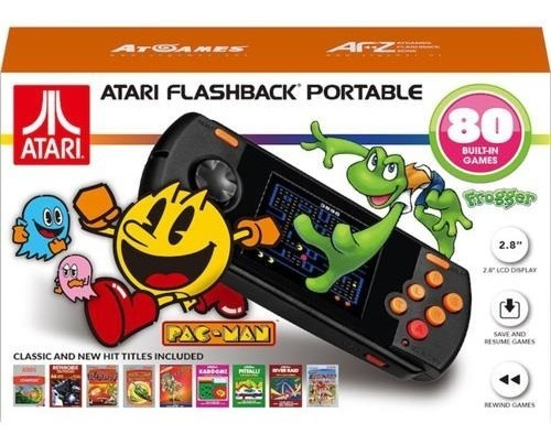 Consola Atari Clásica Flashback Portable Retro 80 Juegos