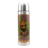 Termo Doble Pared Disney Groot Guardianes Galaxia 500 Ml