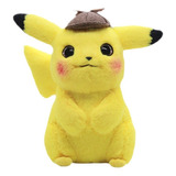 Detective Pikachu Peluche Muñeca Juguete Navidad Regalo 28cm