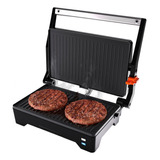 Sanduicheira E Grill Antiaderente Inox Chapa Firme Grl621