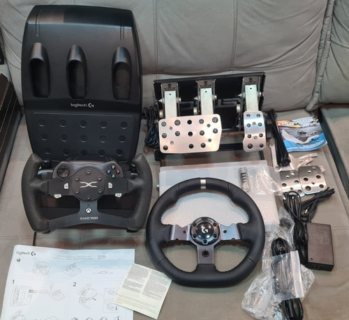 Volante Logitech G920 + Kit Upgrade (xbox One, Series/pc)