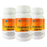 Vitamina C 1000mg 30 Caps Pack 3 Frascos