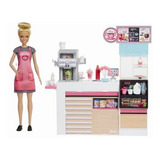 Barbie You Can Be Anything - Cafeteria- 20 Accesorios Mattel