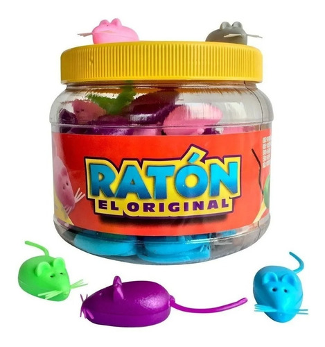 Ratones De Plástico Para Guardar Dientes 2 Botes ( 200 Pz )