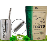 Kit Terere Copo Inox Bomba Mola Redonda Erva Menta Stronger