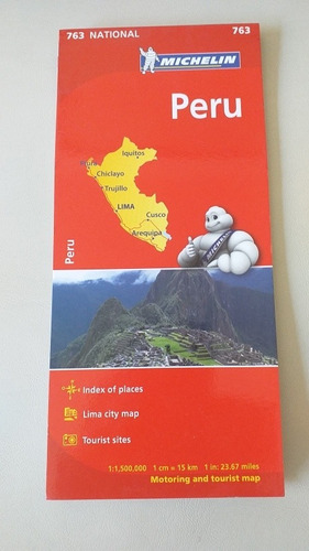 Mapa: Peru, Michelin. ( 763 National).