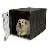 Midwest Homes For Pets Funda Para Jaula De Perro, Negro, 1.2