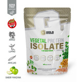 Vegetal Protein Isolate 2lbs 100% B12 Gold Nutrition Vegan  Sabor Manzana