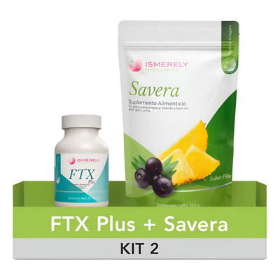 Kit Ismerely Suplementos | Ftx Plus + Savera Fibra | Meses sin interés