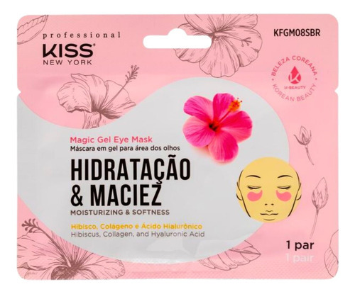 Máscara Para Área Dos Olhos Kiss New York Hidratação E