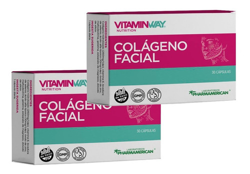 Promo 2x1 Colágeno Facial Vitamin Way X 30 Cápsulas