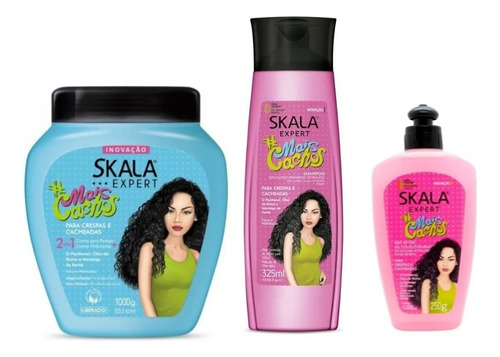 Mais Cachos Trata Sh Y Gel Kit - g a $27