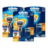 Gillette Proglide Flexball + 4 Cartuchos 5 Lâminas - 3 Unid