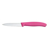 Cuchillo Victorinox Verduras 8 Cm 6.7601 Color Rosa Chicle