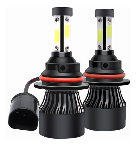 Kit De Faros Led De 4 Lados H4 9007 H13 9004