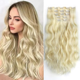 Extensiones De Clip Cabello Natural De Cortinas De 8 Piezas