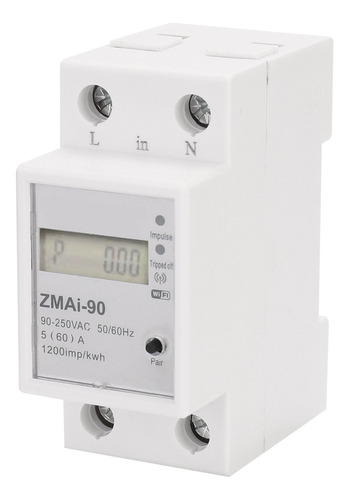 Medidor De Energia Inteligente Wifi Din E Fase De Energia Do