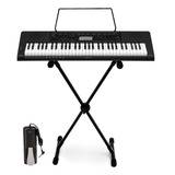 Kit Teclado Casio Ctk3500 Musical 61 Teclas Suporte E Pedal