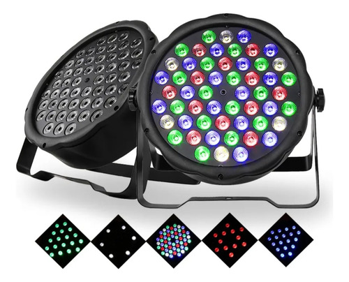 Luces De Escenario Led Baisun 54x3w Dmx  Parled, Fiestas,