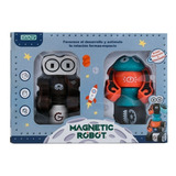 Robot Magnetic X 2 Intercambiables Combinables Orig. Ditoys