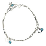 Pulsera Ajustable Corazon Amor Infinito Estrella Plata 925