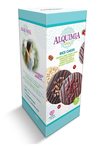 16 Galletas Alquimia Viva Arroz Quinoa Linaza Chocolate Nuez