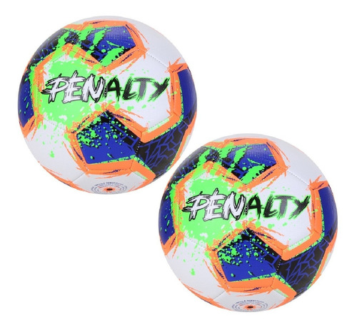 Kit 2 Bolas Penalty Futebol Campo Giz N4 Xxi Frete Grátis !!